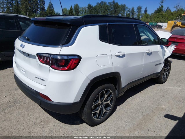 2025 Jeep Compass Limited 4x4 მანქანა იყიდება აუქციონზე, vin: 3C4NJDCN2ST613938, აუქციონის ნომერი: 45276040