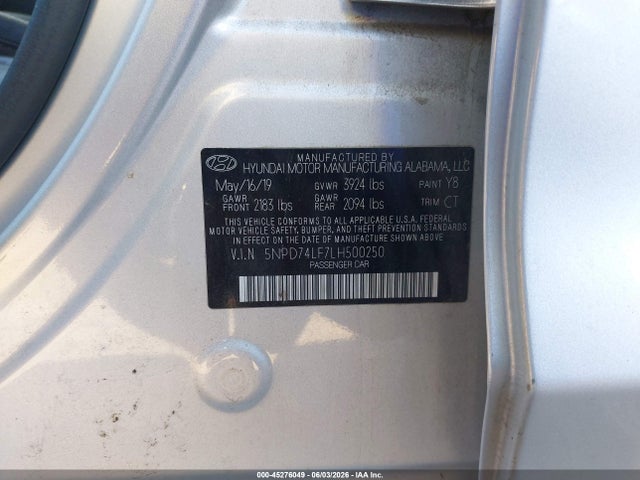 Hyundai ELANTRA SE 2020 5NPD74LF7LH500250 Image 9