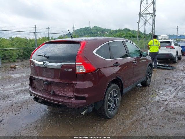 Aukcja sprzedaży 2016 Honda Cr-v Se, vin: 2HKRM4H4XGH668928, numer aukcji: 45276058