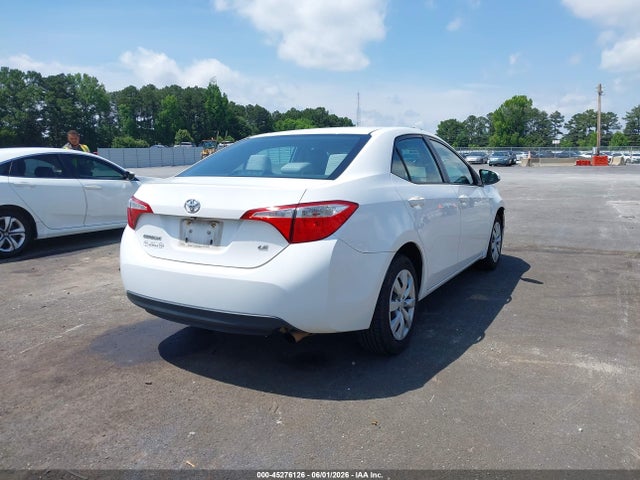 Aukcja sprzedaży 2016 Toyota Corolla Le, vin: 2T1BURHE0GC487153, numer aukcji: 45276126