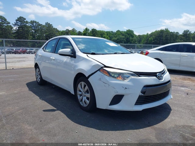 Aukcja sprzedaży 2016 Toyota Corolla Le, vin: 2T1BURHE0GC487153, numer aukcji: 45276126