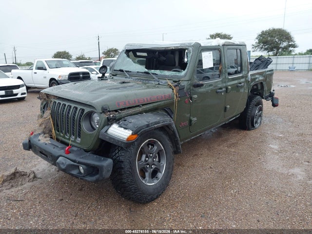 45276155 :رقم المزاد ، 1C6JJTBM9NL108035 vin ، 2022 Jeep Gladiator Rubicon 4x4 مزاد بيع