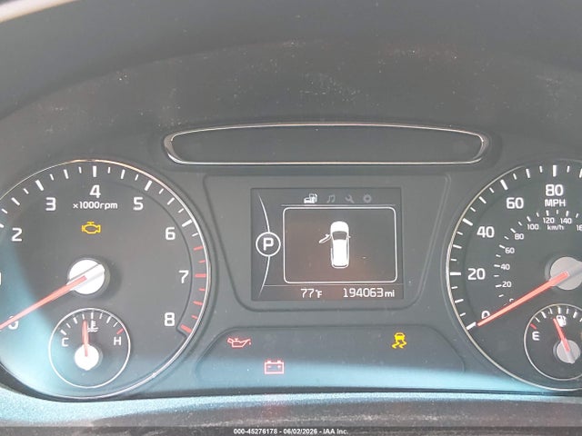 45276178 :رقم المزاد ، 5XYPG4A39HG277892 vin ، 2017 Kia Sorento 2.4l Lx مزاد بيع