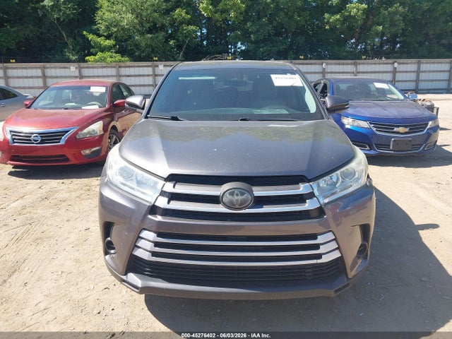 Продажа на аукционе авто 2018 Toyota Highlander Le, vin: 5TDZARFHXJS037335, номер лота: 45276402