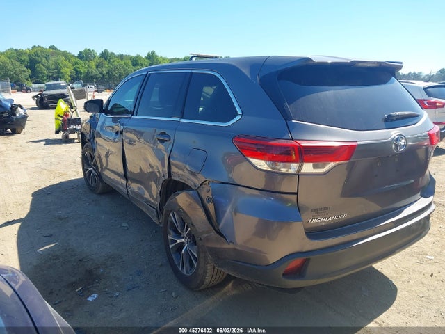 Продажа на аукционе авто 2018 Toyota Highlander Le, vin: 5TDZARFHXJS037335, номер лота: 45276402