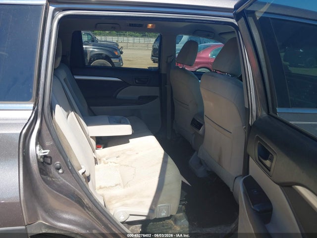 Продажа на аукционе авто 2018 Toyota Highlander Le, vin: 5TDZARFHXJS037335, номер лота: 45276402