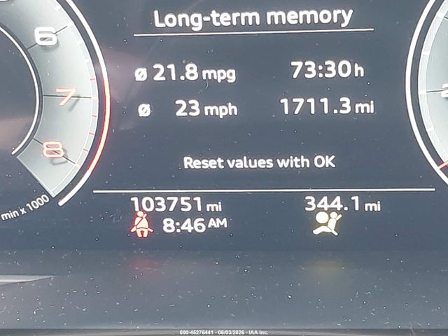 45276441 :رقم المزاد ، WA1AJAF70MD038834 vin ، 2021 Audi Q7 Premium 45 Tfsi Quattro Tiptronic مزاد بيع