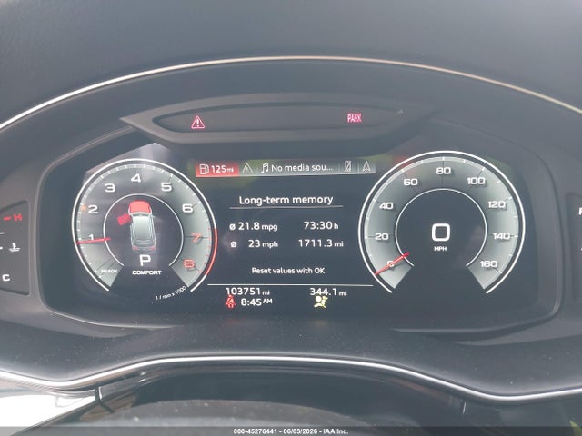 45276441 :رقم المزاد ، WA1AJAF70MD038834 vin ، 2021 Audi Q7 Premium 45 Tfsi Quattro Tiptronic مزاد بيع