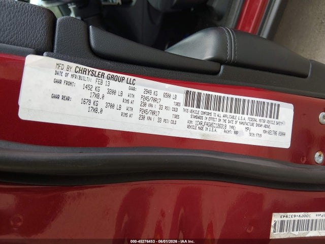 Продаж на аукціоні авто 2014 Jeep Grand Cherokee Laredo, vin: 1C4RJFAG0EC126318, номер лоту: 45276453