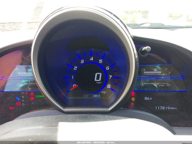 Aukcja sprzedaży 2011 Honda Cr-z Ex, vin: JHMZF1D69BS005942, numer aukcji: 45276501