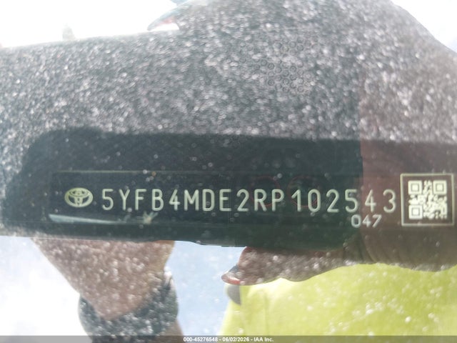 45276548 :رقم المزاد ، 5YFB4MDE2RP102543 vin ، 2024 Toyota Corolla Le مزاد بيع