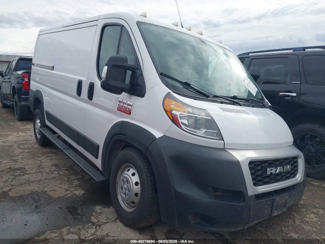 2021 Ram Promaster 1500 Low Roof 136 Wb მანქანა იყიდება აუქციონზე, vin: 3C6LRVAG1ME574199, აუქციონის ნომერი: 45276694