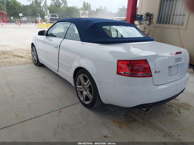 2007 Audi A4 2.0t მანქანა იყიდება აუქციონზე, vin: WAUAF48H77K017782, აუქციონის ნომერი: 45276740