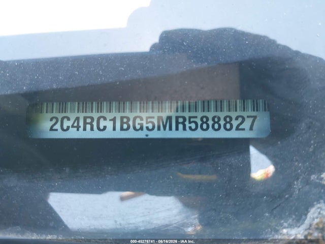 45276741 :رقم المزاد ، 2C4RC1BG5MR588827 vin ، 2021 Chrysler Pacifica Touring L مزاد بيع