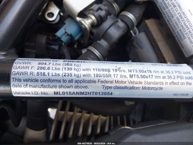 Ducati Scrambler 800 2017 ML015ANM2HT012054 Image 10