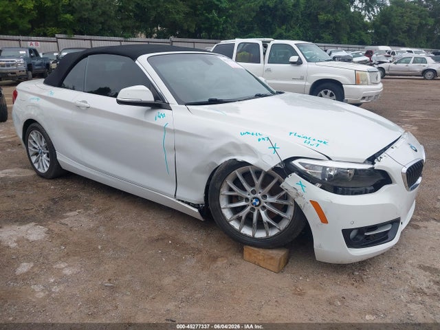 45277337 :رقم المزاد ، WBA1K9C58GV710557 vin ، 2016 Bmw 228i مزاد بيع
