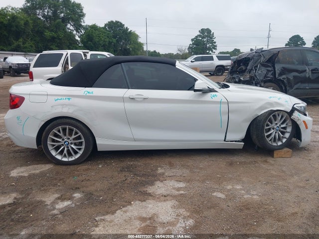45277337 :رقم المزاد ، WBA1K9C58GV710557 vin ، 2016 Bmw 228i مزاد بيع