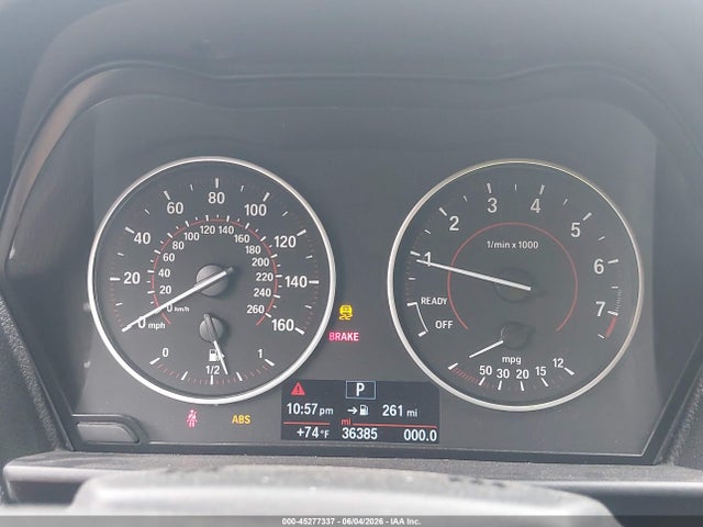 45277337 :رقم المزاد ، WBA1K9C58GV710557 vin ، 2016 Bmw 228i مزاد بيع