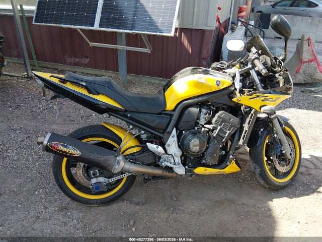 Aukcja sprzedaży 2003 Yamaha Fzs10, vin: JYARN07E73A007581, numer aukcji: 45277356