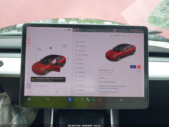 Tesla Model 3 Long Range/performance 2019 5YJ3E1EB1KF390898 Image 7