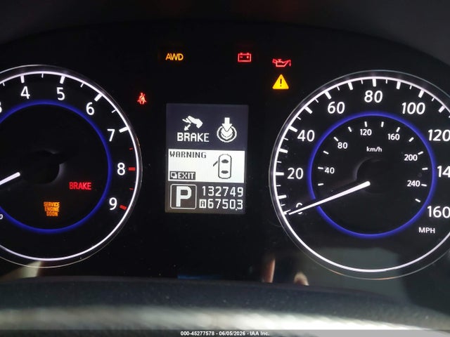 2012 Infiniti G37x მანქანა იყიდება აუქციონზე, vin: JN1CV6EL3CM472603, აუქციონის ნომერი: 45277578