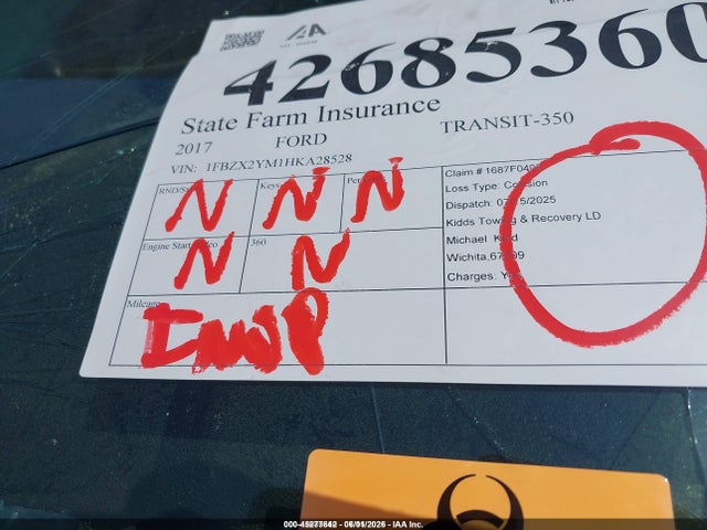 Ford Transit-350 Xlt 2017 1FBZX2YM1HKA28528 Image 7