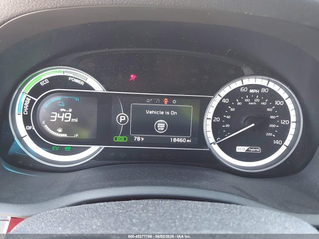 2018 Kia Niro Ex მანქანა იყიდება აუქციონზე, vin: KNDCC3LC5J5143378, აუქციონის ნომერი: 45277766