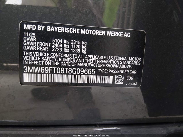 BMW M340i Xdrive Na 2026 3MW69FT08T8G09665 Image 9