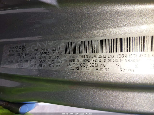 1C4HJXDG8JW136603 Jeep Wrangler Unlimited Sport S 4x4