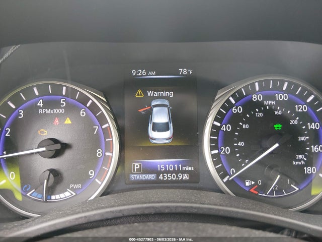 45277903 :رقم المزاد ، JN1AV7AP7EM692318 vin ، 2014 Infiniti Q50 Hybrid مزاد بيع