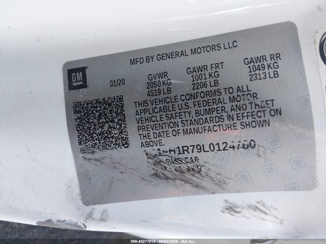 1G1FH1R79L0124760 Chevrolet Camaro Rwd 2ss