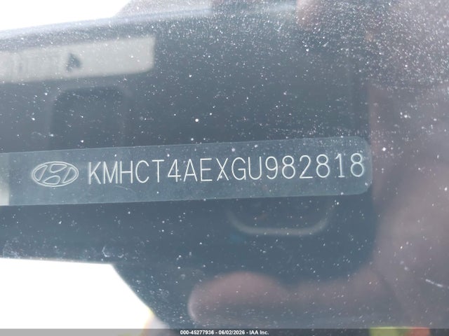 KMHCT4AEXGU982818 Hyundai ACCENT SE