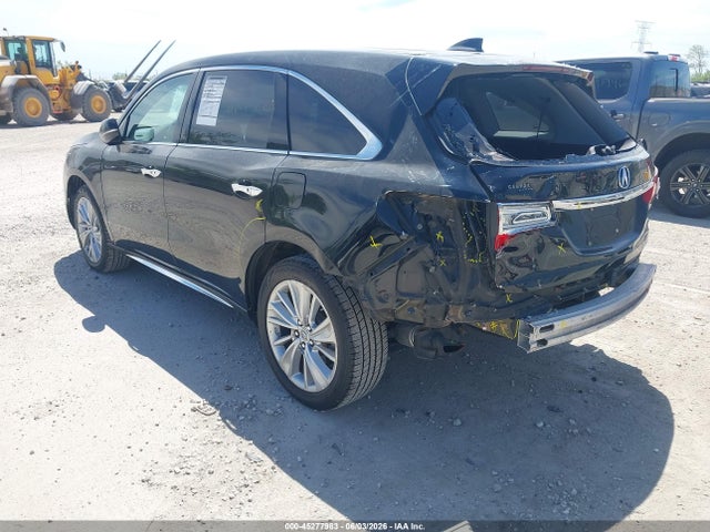 2017 Acura Mdx Technology Package მანქანა იყიდება აუქციონზე, vin: 5J8YD4H5XHL003532, აუქციონის ნომერი: 45277983