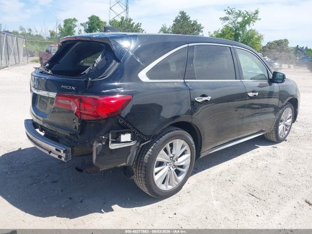 2017 Acura Mdx Technology Package მანქანა იყიდება აუქციონზე, vin: 5J8YD4H5XHL003532, აუქციონის ნომერი: 45277983