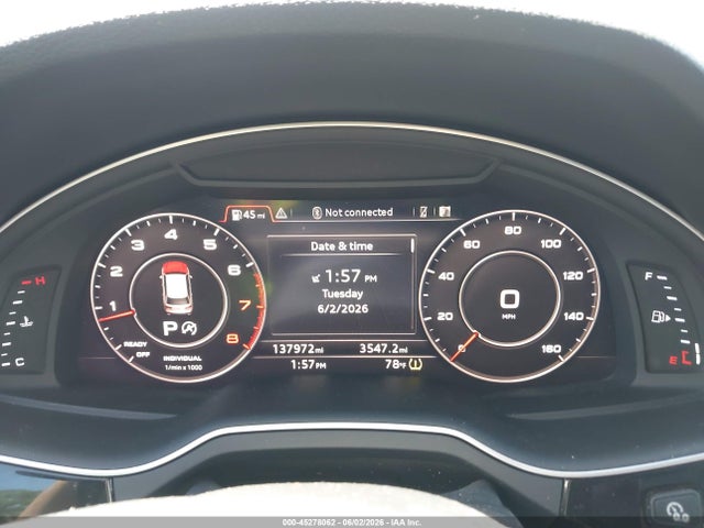 Продажа на аукционе авто 2018 Audi Q7 3.0t Premium, vin: WA1VAAF72JD009624, номер лота: 45278062