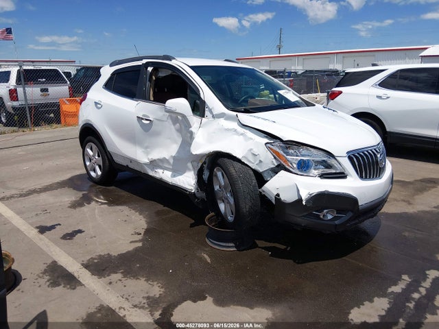 2016 Buick Encore Leather მანქანა იყიდება აუქციონზე, vin: KL4CJCSB0GB531671, აუქციონის ნომერი: 45278093