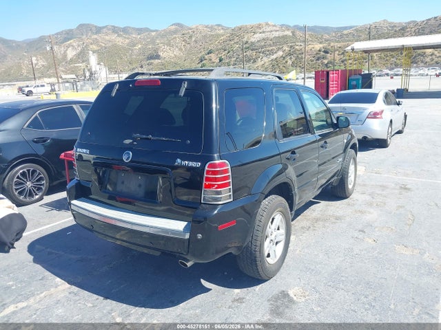 2006 Mercury Mariner Hybrid მანქანა იყიდება აუქციონზე, vin: 4M2CU98HX6KJ13848, აუქციონის ნომერი: 45278151