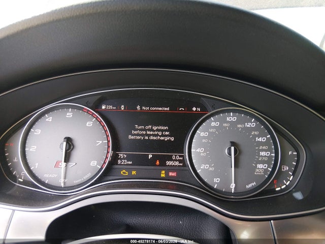 2016 Audi S7 4.0t მანქანა იყიდება აუქციონზე, vin: WAUW2AFCXGN123200, აუქციონის ნომერი: 45278174