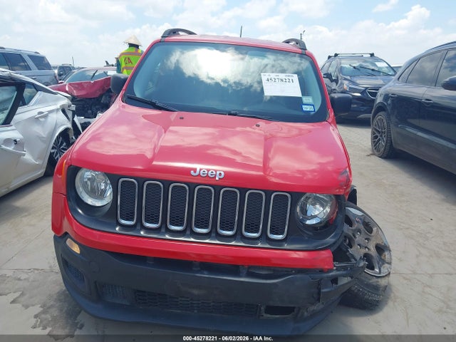 Продажа на аукционе авто 2017 Jeep Renegade Sport Fwd, vin: ZACCJAAB9HPF83240, номер лота: 45278221