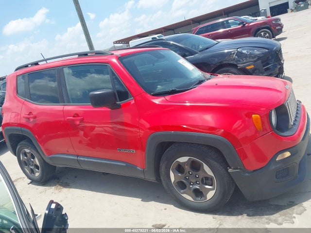 Продажа на аукционе авто 2017 Jeep Renegade Sport Fwd, vin: ZACCJAAB9HPF83240, номер лота: 45278221