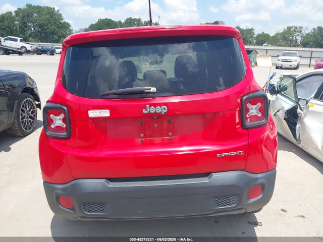 Продажа на аукционе авто 2017 Jeep Renegade Sport Fwd, vin: ZACCJAAB9HPF83240, номер лота: 45278221