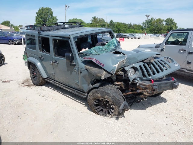 45278268 :رقم المزاد ، 1C4BJWFGXFL548737 vin ، 2015 Jeep Wrangler Unlimited Rubicon Hard Rock مزاد بيع