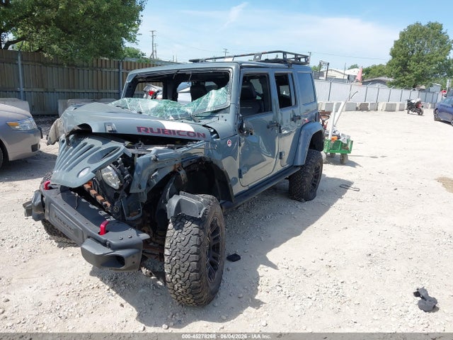 45278268 :رقم المزاد ، 1C4BJWFGXFL548737 vin ، 2015 Jeep Wrangler Unlimited Rubicon Hard Rock مزاد بيع
