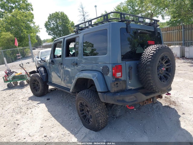 45278268 :رقم المزاد ، 1C4BJWFGXFL548737 vin ، 2015 Jeep Wrangler Unlimited Rubicon Hard Rock مزاد بيع