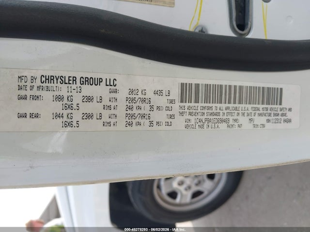 1C4NJPBA1ED690469 Jeep Patriot Sport