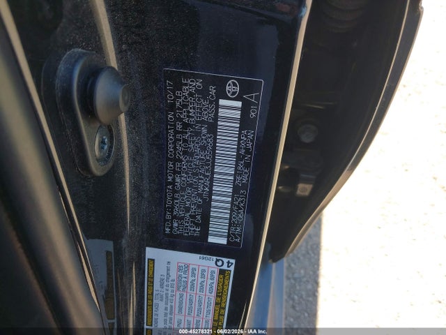 JTNKARJE3JJ559683 Toyota COROLLA IM