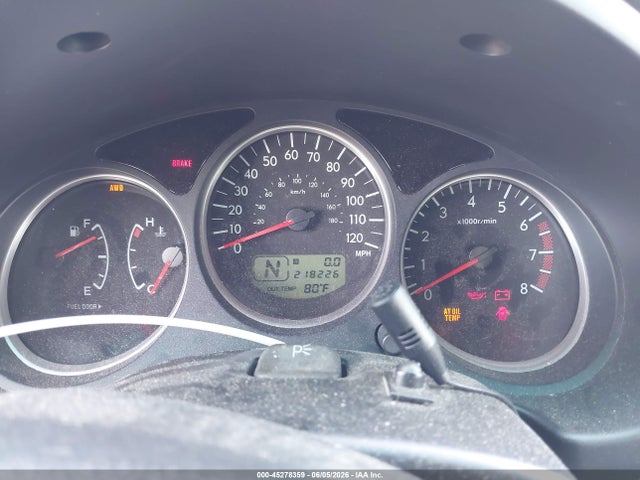 Aukcja sprzedaży 2005 Subaru Forester 2.5x, vin: JF1SG63645H754752, numer aukcji: 45278359