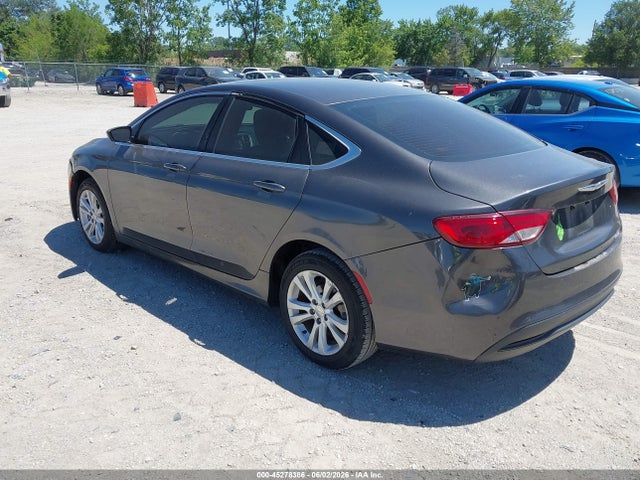 2016 Chrysler 200 Touring მანქანა იყიდება აუქციონზე, vin: 1C3CCCFB3GN186729, აუქციონის ნომერი: 45278386