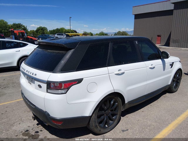 Aukcja sprzedaży 2016 Land Rover Range Rover Sport 3.0l V6 Turbocharged Diesel Se Td6, vin: SALWG2KF0GA578664, numer aukcji: 45278397