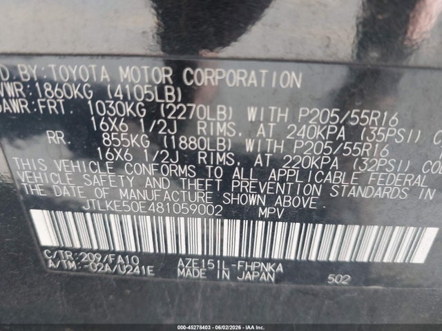 Продаж на аукціоні авто 2008 Scion Xb, vin: JTLKE50E481059002, номер лоту: 45278403